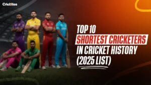 Top 10 Shortest Cricketers in Cricket History (2025 Updated List)