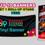 🎃 Halloween Deal – Buy 10 Vinyl Banners & Get 1 Roll-Up Stand FREE!