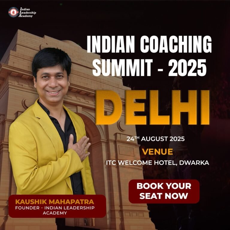 Best Leadership Coach in India | Top Leadership Coach Kaushik Mahapatra