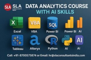 Transform Your Career Path with Data Analytics Training, Learn Data Analyst Course in Delhi with AI Skills by SLA Consultants India,