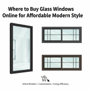 Where to Buy Glass Windows Online for Affordable Modern Style