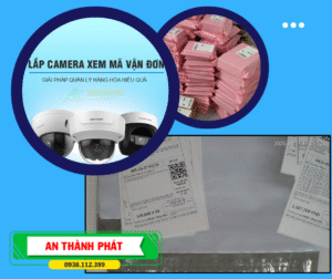 Giải pháp lắ đặt camera quan sát mã vận đơn