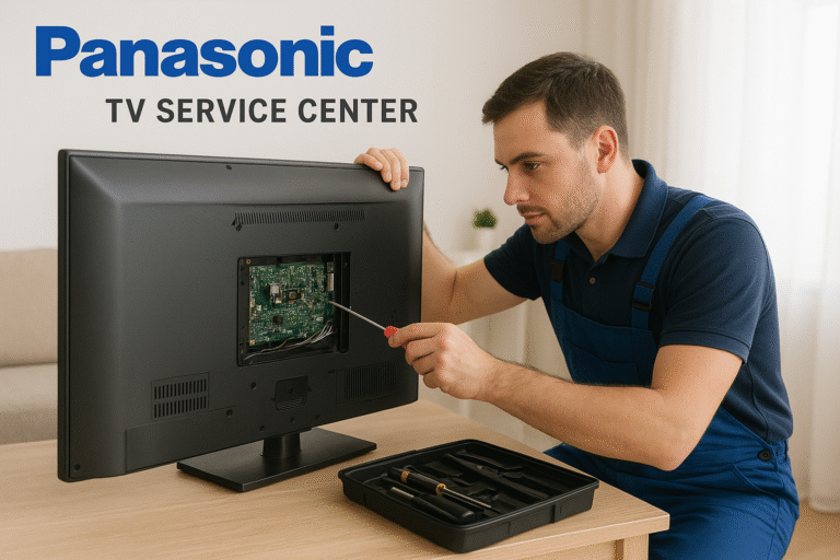 What payment methods are accepted at Panasonic TV Service Center?