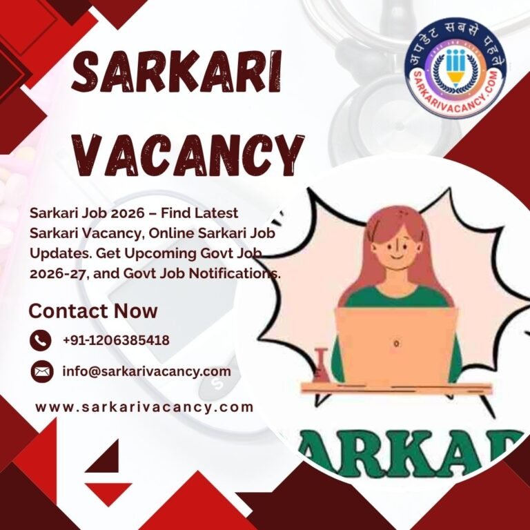 Which Sarkari Vacancy and UP Sarkari Job Posts Are Trending on India Free Job Alert Today?
