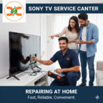 Does the Sony TV Service Center test Wi-Fi and LAN connectivity during service?
