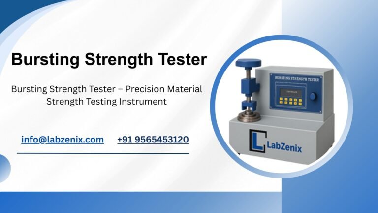 Advanced Bursting Strength Tester by LabZenix