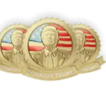 Trump Gold Lapel Pin – A Timeless Symbol of Pride, Strength & Patriotism