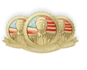 Trump Gold Lapel Pin – A Timeless Symbol of Pride, Strength & Patriotism