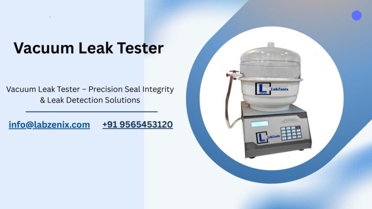 High-Performance Vacuum Leak Tester for Industrial Quality Control