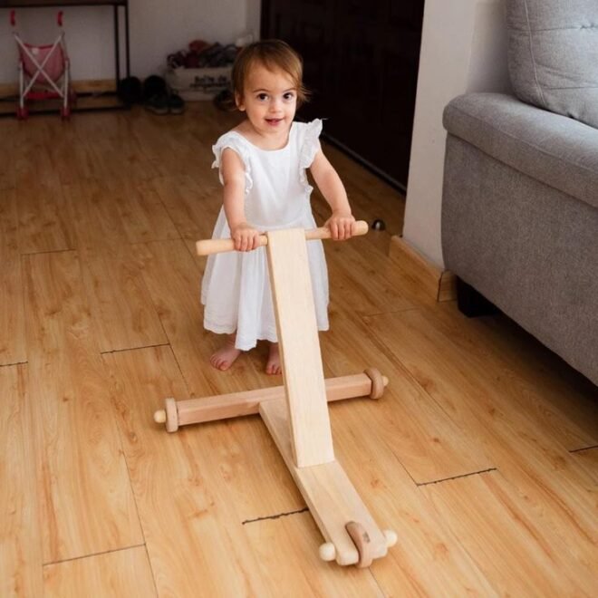 Unlock Your Baby’s First Steps with a Wooden Baby Walker