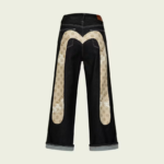 Evisu Jeans Men: Slim, straight, wide-leg fits in Japanese denim.