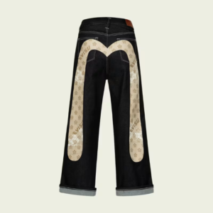 Evisu Jeans Men: Slim, straight, wide-leg fits in Japanese denim.