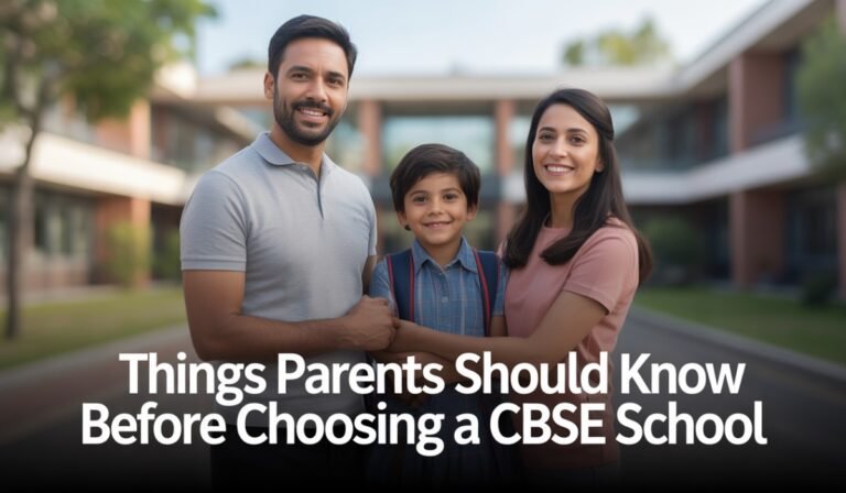 Things Parents Should Know Before Choosing a CBSE School