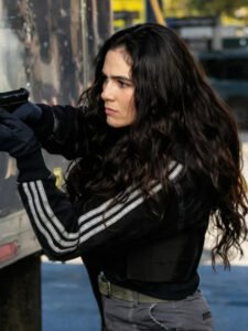 Chicago PD S13 Arienne Mandi Black Jacket — Sleek Authority with Urban Edge