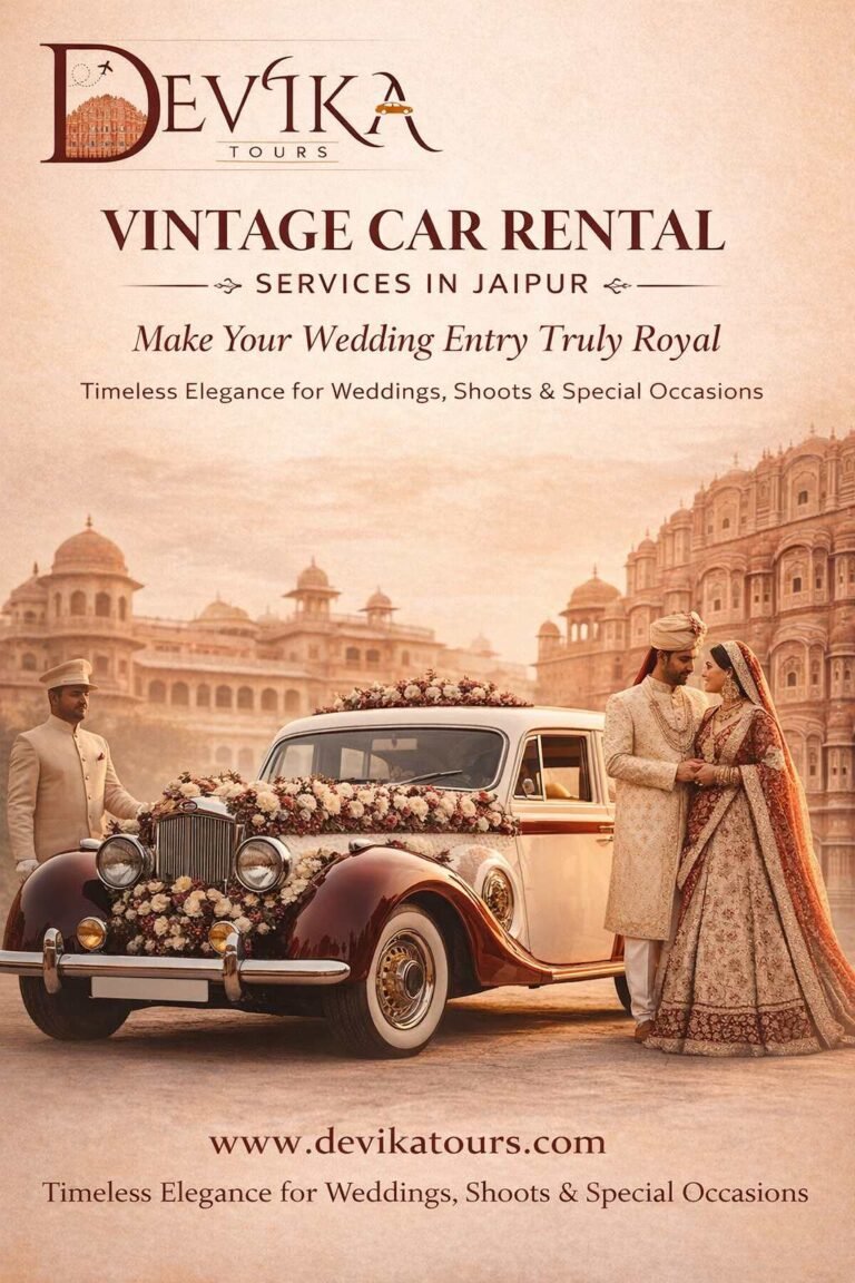 Book Vintage Car Jaipur for Royal Wedding Entry