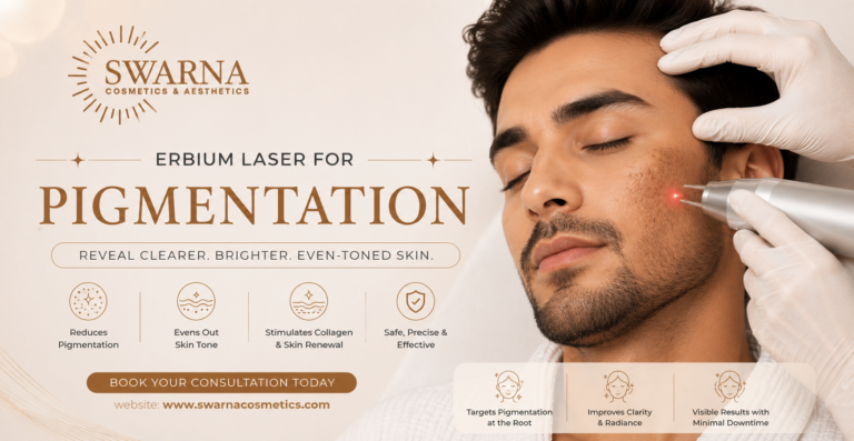 Erbium Laser for Pigmentation: The Complete Guide to Clear and Glowing Skin at Swarna Cosmetics