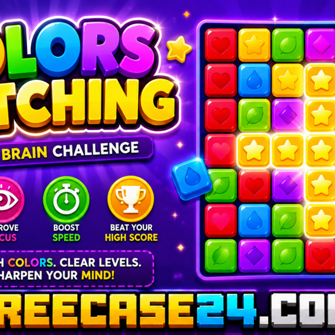 Colors Matching – A Fun Brain Challenge with Freecase24