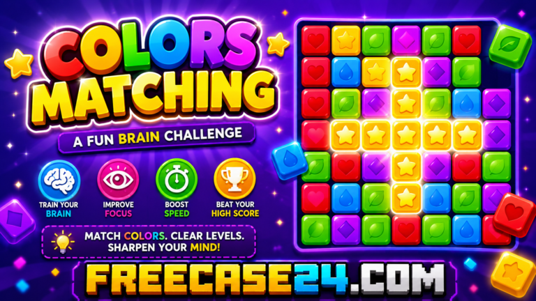 Colors Matching – A Fun Brain Challenge with Freecase24