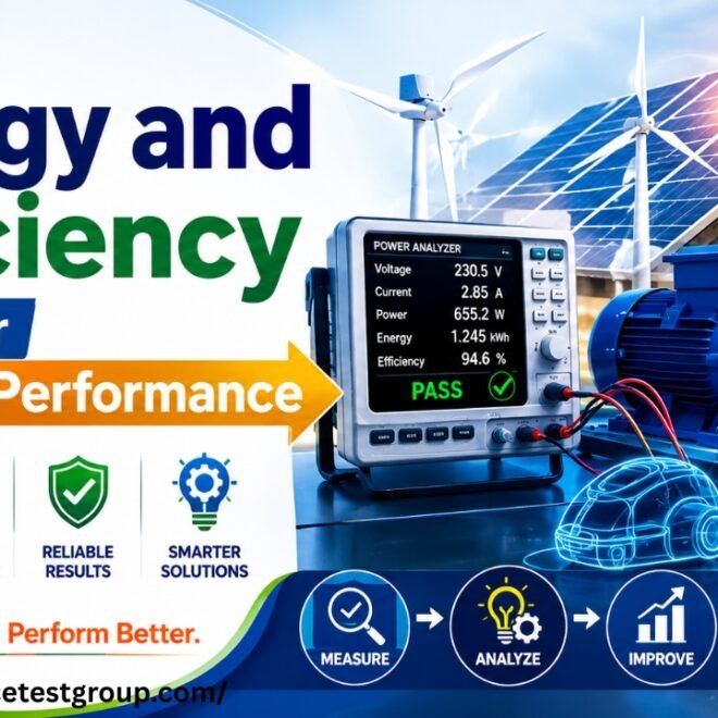 Energy and Efficiency Testing for Product Performance