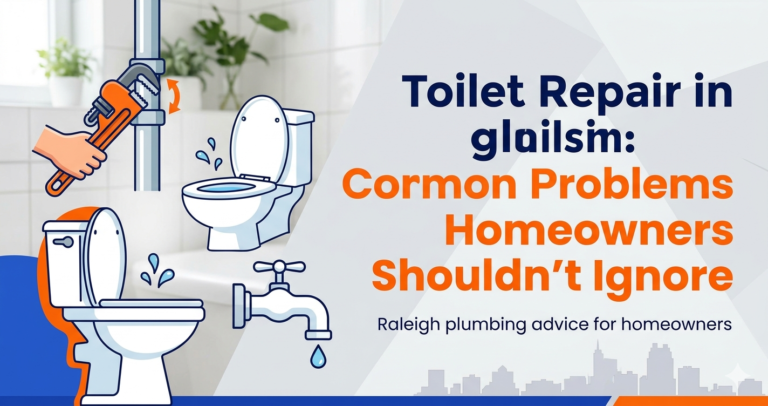 Toilet Repair in Raleigh: Common Problems Homeowners Shouldn’t Ignore
