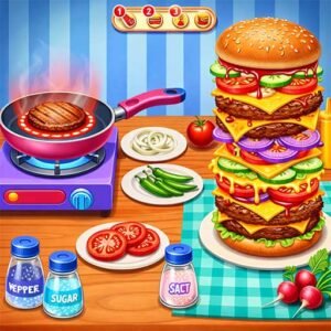 🍔 Fast Food Cooking Game 2026 – Cook & Serve Free on Freecase24 🎮