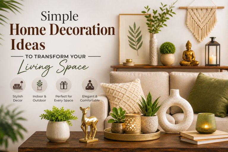 Simple Home Decoration Ideas to Transform Your Living Space