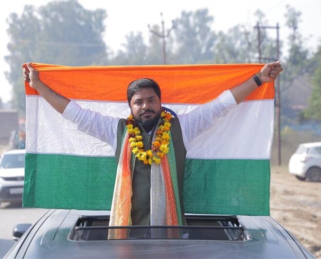 Abhishek Chaudhary Working for Social Development in Mathura