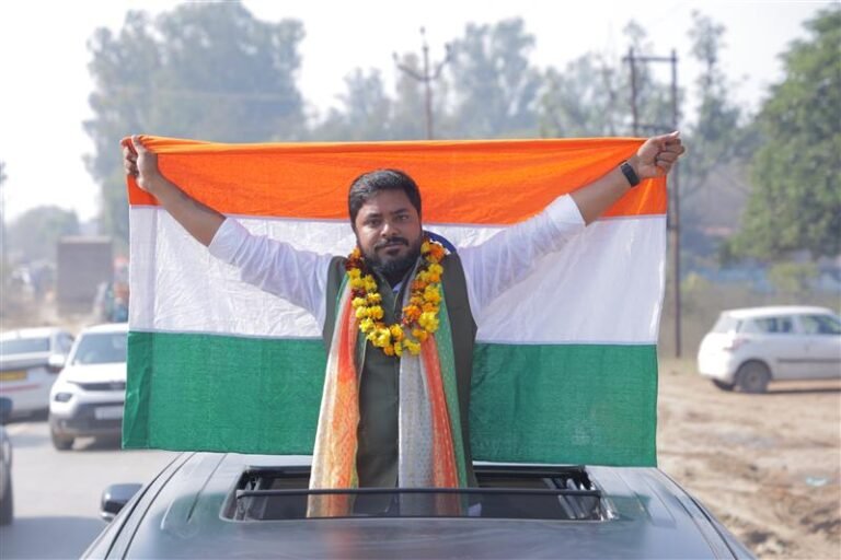 Abhishek Chaudhary Working for Social Development in Mathura