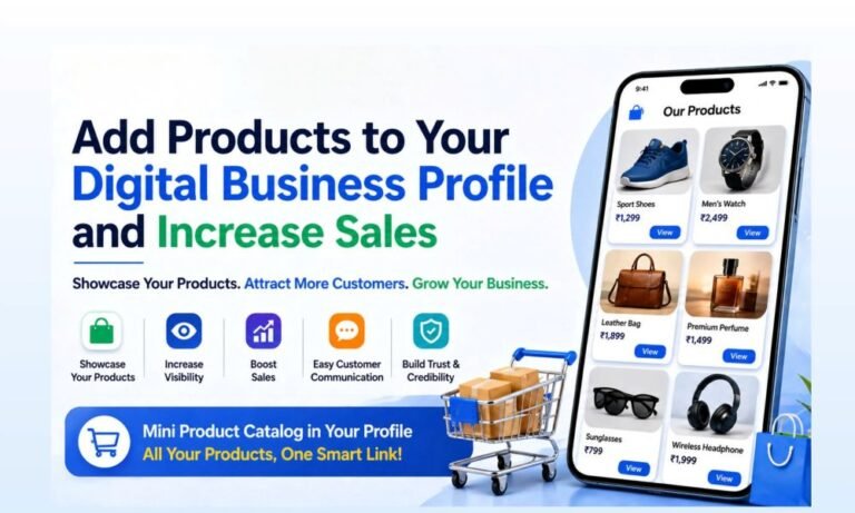Add Products to Your Digital Business Profile and Increase Sales (Complete Guide 2026)