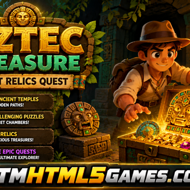 Aztec Treasure: Lost Relics Quest – Uncover Ancient Secrets with ETM HTML5 Games