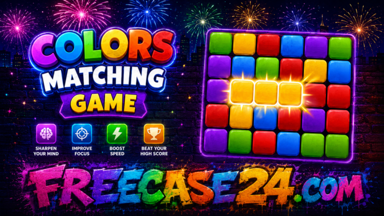 Colors Matching Game – Play the Best Free Puzzle Game on Freecase24