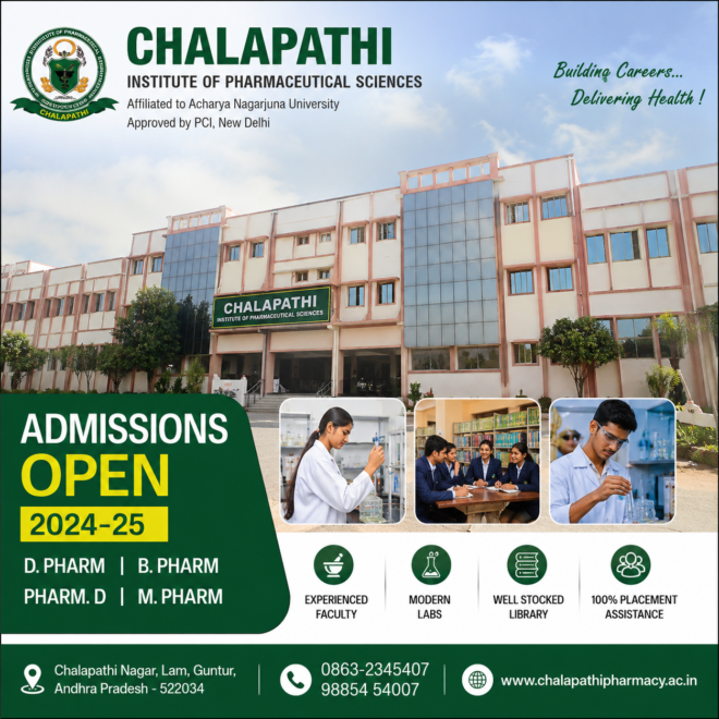 Top B Pharma Colleges in Andhra Pradesh – Quality Pharmacy Education, Practical Training & Career Opportunities