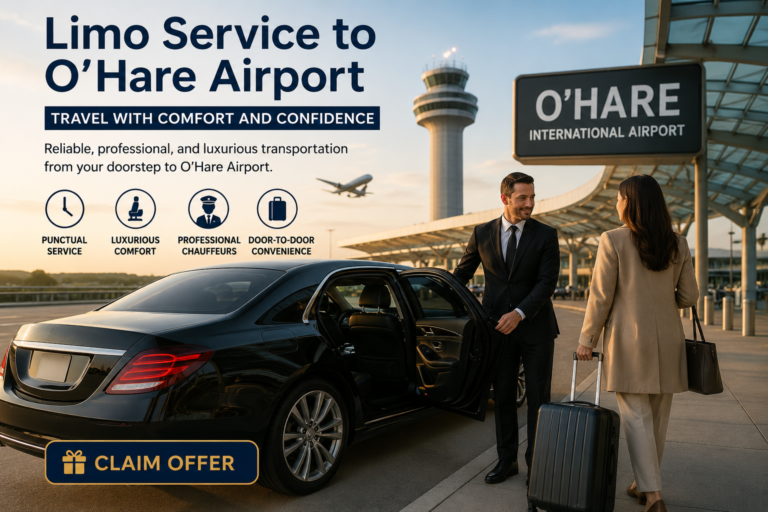 Limo Service to O’Hare Airport – Luxury, Reliability, and Stress-Free Airport Transportation