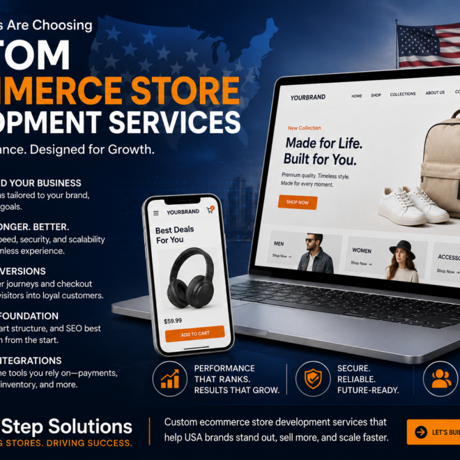 Why USA Brands Are Choosing Custom Ecommerce Store Development Services