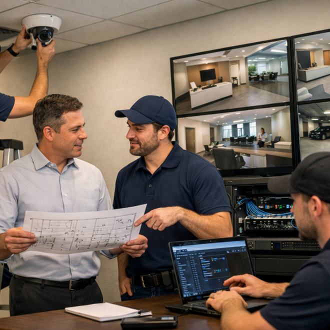 What Is Included in a Professional CCTV Installation Service for Safety?