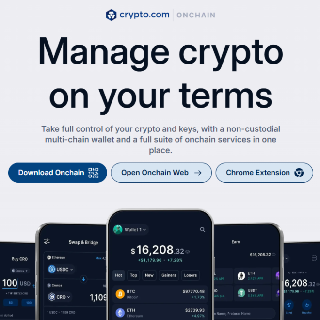 Crypto.com Wallet – Onchain Wallet Extension | Official Site