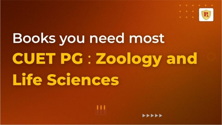 Best books for CUET-PG Zoology and Life Sciences