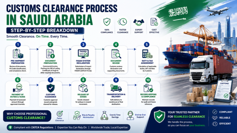 Customs Clearance Process in Saudi Arabia: Step-by-Step Breakdown