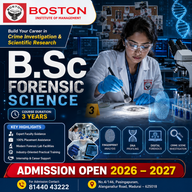 Shape Your Career at the Leading Forensic Science College in Madurai V.M.N Institute