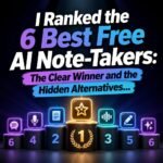I Ranked the 6 Best AI Note-Takers: the clear winner and the Hidden alternatives…