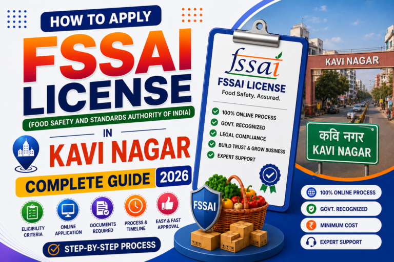 How to Apply FSSAI License in Kavi Nagar – Complete Guide 2026