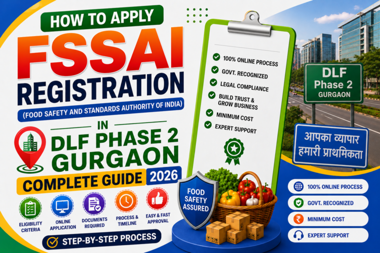 How to Apply FSSAI Registration in DLF Phase 2 Gurgaon – Complete Guide 2026