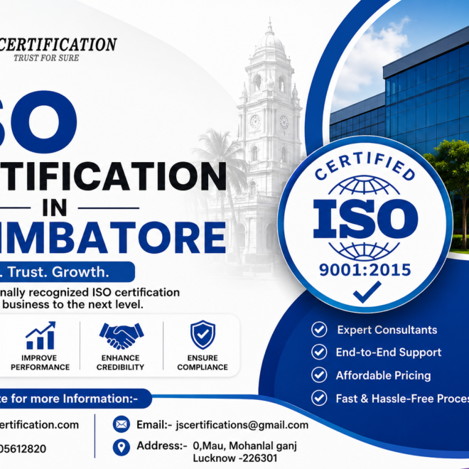 ISO Certification in Coimbatore | Trusted ISO Consultants