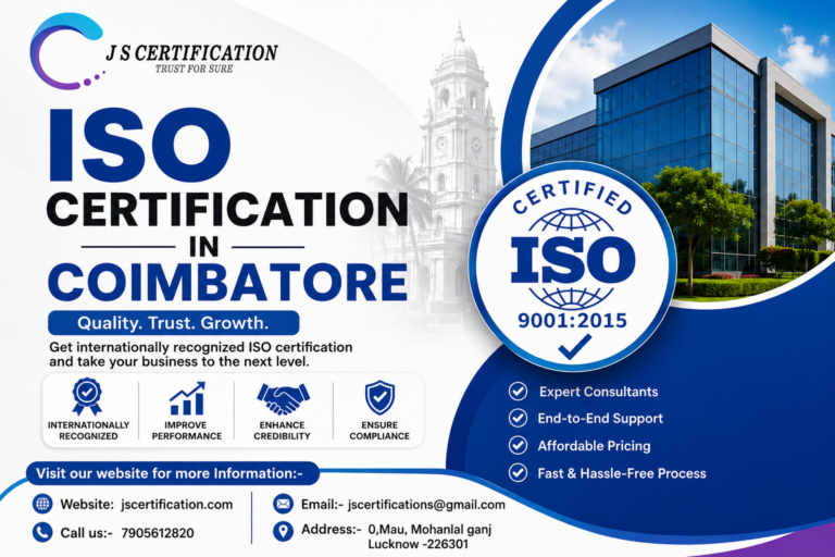 ISO Certification in Coimbatore | Trusted ISO Consultants