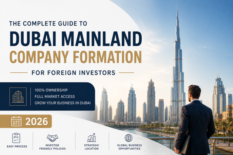 The Complete Guide to Dubai Mainland Company Formation for Foreign Investors (2026)