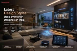 Latest Design Styles Used by Interior Designers in India