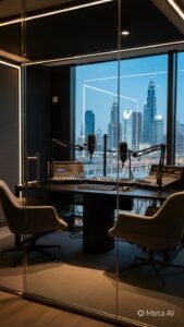 Behind the Gear: The Equipment Used in the Best Podcast Studios Dubai