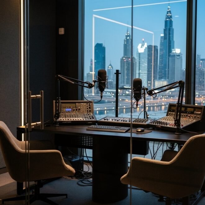 Behind the Gear: The Equipment Used in the Best Podcast Studios Dubai