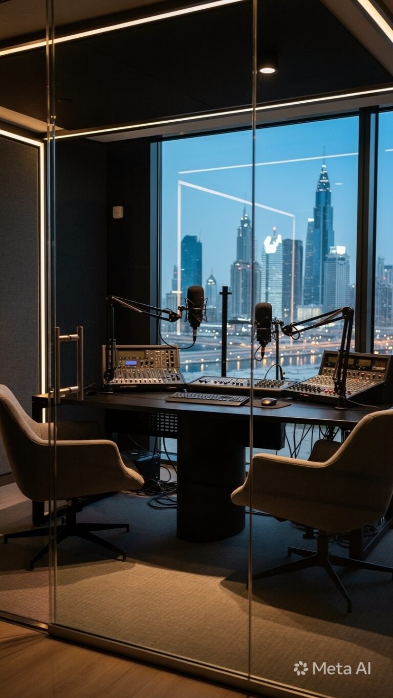 Behind the Gear: The Equipment Used in the Best Podcast Studios Dubai