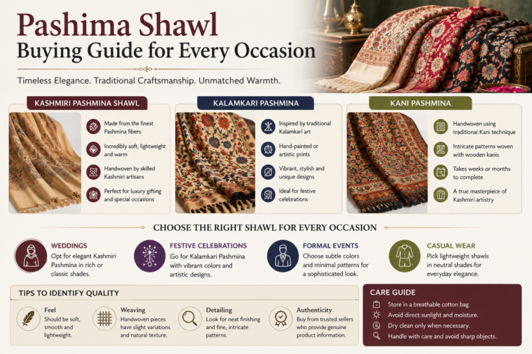 Pashima Shawl Buying Guide for Every Occasion